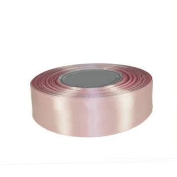 Tasiemka satynowa 25mm 32mb BLADY RÓŻ 8033 wstążka
