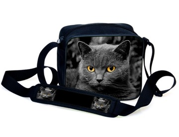 TOREBKA MINI KOT 29 BRYTYJSKI SZARY PUSZYSTY