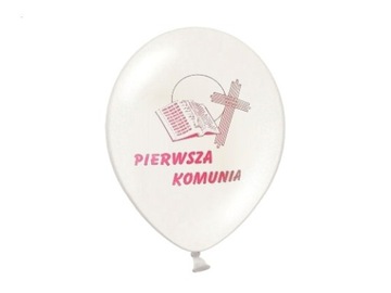 id_677 BALON BALONY KOMUNIA ŚWIĘTA IHS KOMUNIJNE