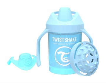 Стакан-непроливатель Twistshake, синий, 230 мл