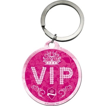 Brelok VIP pink metal Nostalgic 48013