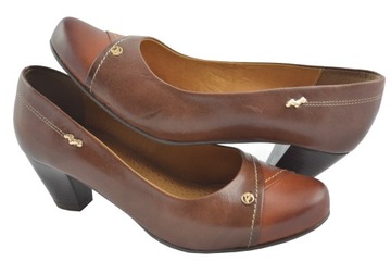 AGA BROWN LEATHER PUMP r37 АКЦИЯ-ХИТ БУТОМАНИЯ