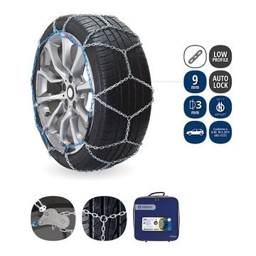 Цепи противоскольжения Veriga COMPACT 100 9мм 205/60R16