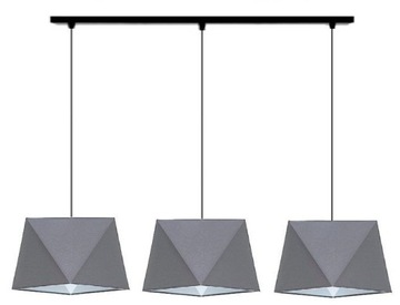 LAMPA PLAFON SALON LISTWA LED DIAMENTY-3 płomienna