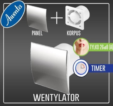 ВЕНТИЛЯТОР + ПАНЕЛЬ ESCUDO INOX ТАЙМЕР АВЕНТА!!!!