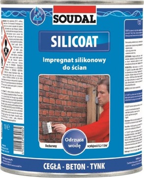 SOUDAL SILICOAT Impregnat Silikonowy do Ścian 5L