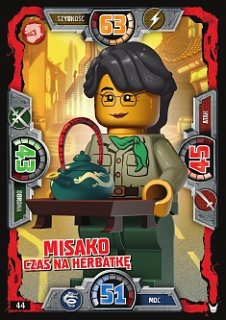 karta nr 44 Misako Czas Na Herbatkę Lego Ninjago 3