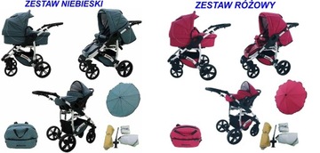 ДЕТСКАЯ КОЛЯСКА ALLIVIO LEN 3В1, БЕЛАЯ КАРКАС KAREX