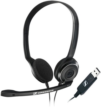 SŁUCHAWKI NAUSZNE Z MIKROFONEM SENNHEISER PC 8 USB