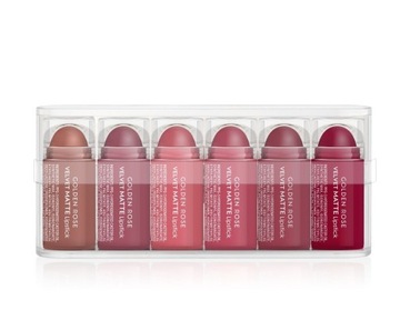 GOLDEN ROSE ZESTAW MINI POMADEK VELVET MATTE