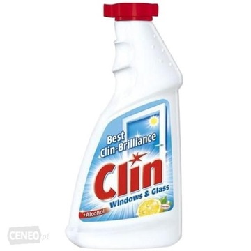 CLIN PŁYN DO SZYB 500ML CYTRYNOWY LEMON ZAPAS