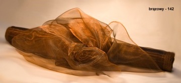 ORGANZA ORGANTYNA NA FIRANY FIRANKI TIUL 48cm/9m !