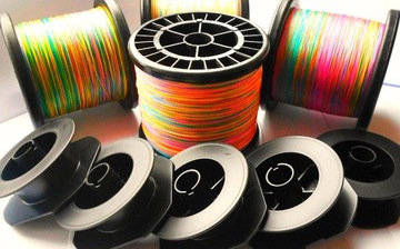 Plecionka MORSKA multicolor tęczowa kolor 0,28 mm