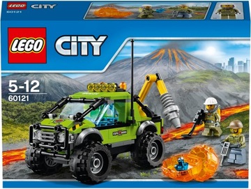 lego CITY 60121 AUTO WULKANOLOGÓW WULKAN 24 klocki