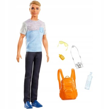 LALKA BARBIE FWV15 STYLOWY KEN W PODRÓŻY