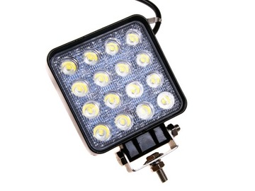 LAMPA 16 LED HALOGEN ROBOCZY 48W 12V 24V SZPERACZ!