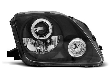 Lampy przód HONDA PRELUDE 97-01 BLACK soczewkowe