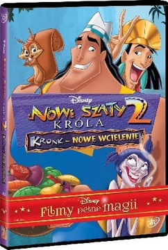 NOWE SZATY KRÓLA 2 Bajka DISNEY DVD + Dodatki 24h