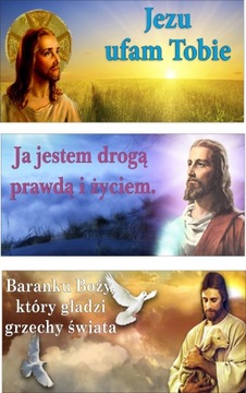 BANER NA BOŻE CIAŁO dekoracja OŁTARZA gotowy 2x1m