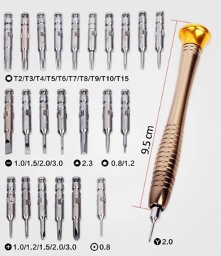 25в1 + ЧЕХОЛ - НАБОР ТОЧНЫХ ОТВЕРТОК ОТВЕРТКА ДЛЯ ТЕЛЕФОНА