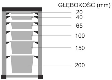 ГАСТРОНОМИЧЕСКИЙ КОНТЕЙНЕР GN 1/2 глубина 40ММ СТАЛЬ 12040