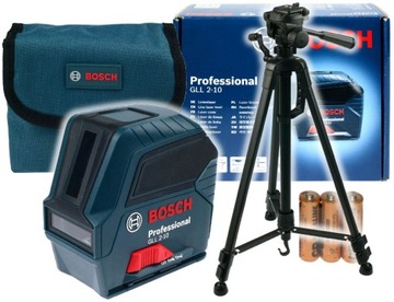 LASER KRZYŻOWY GLL 2-10 BOSCH + statyw 150 cm