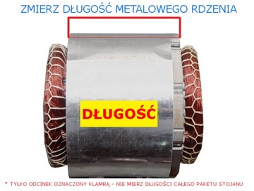 PRĄDNICA STOJAN 85 mm AGREGAT GENERATOR 3 FAZY