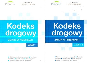 KODEKS DROGOWY ZMIANY 1-2 NOWE 2017