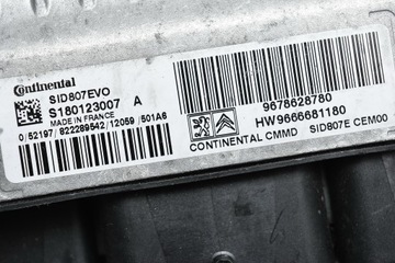 компьютер PEUGEOT CITROEN S180123007A SID807EVO