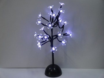 ŚWIECĄCE DRZEWKO SZCZĘŚCIA 35cm 24 LED ( WH) + BAT