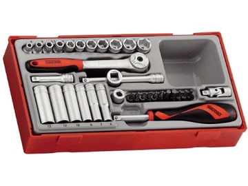 TENGTOOLS NASADKI GRZECHOTKA 1/4' 35PC TT1435