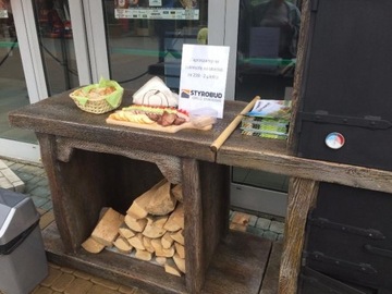 САДОВЫЙ ГРИЛЬ С КОПТИЛЬНИКОМ, БЕТОННАЯ САДОВАЯ КОПИЛКА, ГРИЛЬ-КОПТЕНИЕ