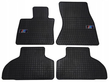 BMW X5 F15 X6 F16 od 2015 Dywaniki gumowe rzepy