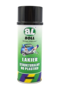 BOLL LAKIER STRUKTURALNY DO PLASTIKU CZARNY 400ML