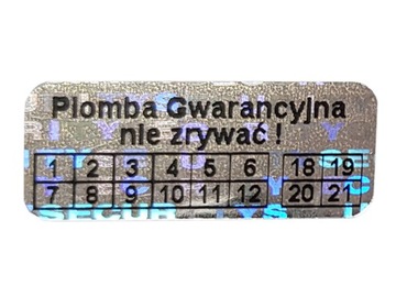 ГАРАНТИЙНЫЕ НАКЛЕЙКИ 20х8 ГОЛОГРАММА 1000ШТ.