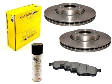 tarcze klocki VOLVO S60 I S80 I XC70 V70 2000-2008 PRZÓD KPL 286mm