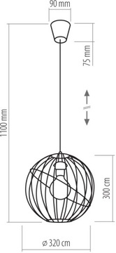 фото ориг. №3, Orbita black pendant light 1