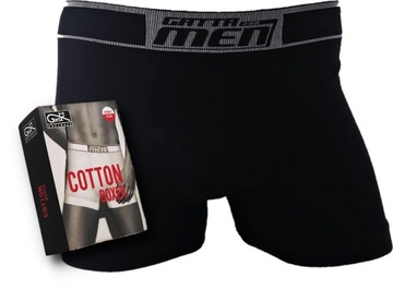 6 X Gatta Boxer Boxer Men's Cotton White Black XL