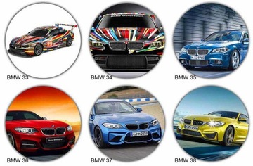 OPŁATEK na tort logo BMW front auta + imię i wiek