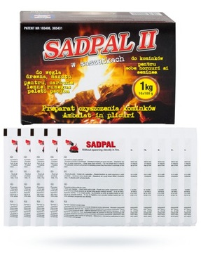 SADPAL II для КАМИННОЙ ПЕЧИ 1кг пакетики 10х100г