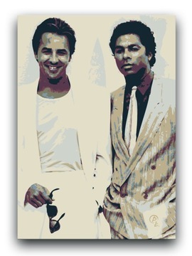 Miami Vice - OBRAZ 30x20 Don Johnson plakat