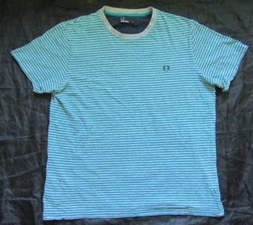 FRED PERRY/ EXTRA ORYGINAL T SHIRT w PASKI/ M