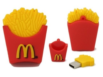Usb flash disc 128 Gb Žluté Hranolky MC Donald's