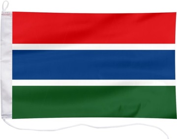 Flaga Gambii Bandera jachtowa Gambia 65x40cm
