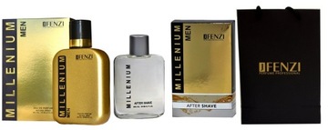 FENZI MILLENIUM MEN ZESTAW EDP100+ASH 100 MILLION