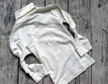 ZARA NOWA KOSZULKA BLUZKA Z GOLFEM GOLF ECRU 118