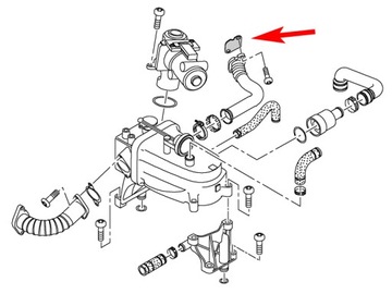 Заглушка EGR VW Audi 3.0 V6 TDI BNG BUG BKN BSG