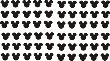 60szt MICKEY MOUSE Myszka naklejki RÓŻNE KOLORY
