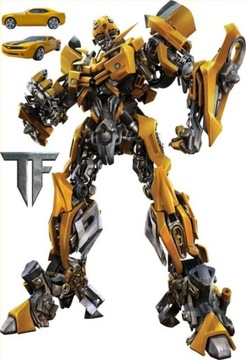 Ogromna naklejka TRANSFORMERS BUMBLEBEE 150x100cm!