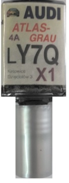 AUDI LY7Q X1 ATLASGRAU LAKIER SAMOCHODOWY ZAPRAWKA DO RYS 10 ML ARASYSTEM